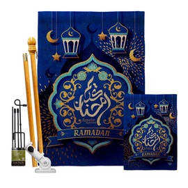 Ornament Collection Holy Month Ramadan Garden House Flag Kit Religious Christian Religion Easter Decoration Banner Small Yard Gift Double-Sided, Made in USA