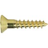 #10 x 5/8" Flat Head Countersink Solid Brass Wood Screws