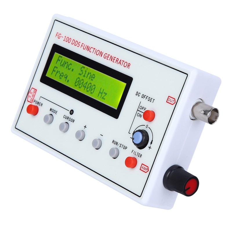 FLEXMAN FG 100 DDS Function Generator, Sine Frequency 1HZ~500Khz Counter