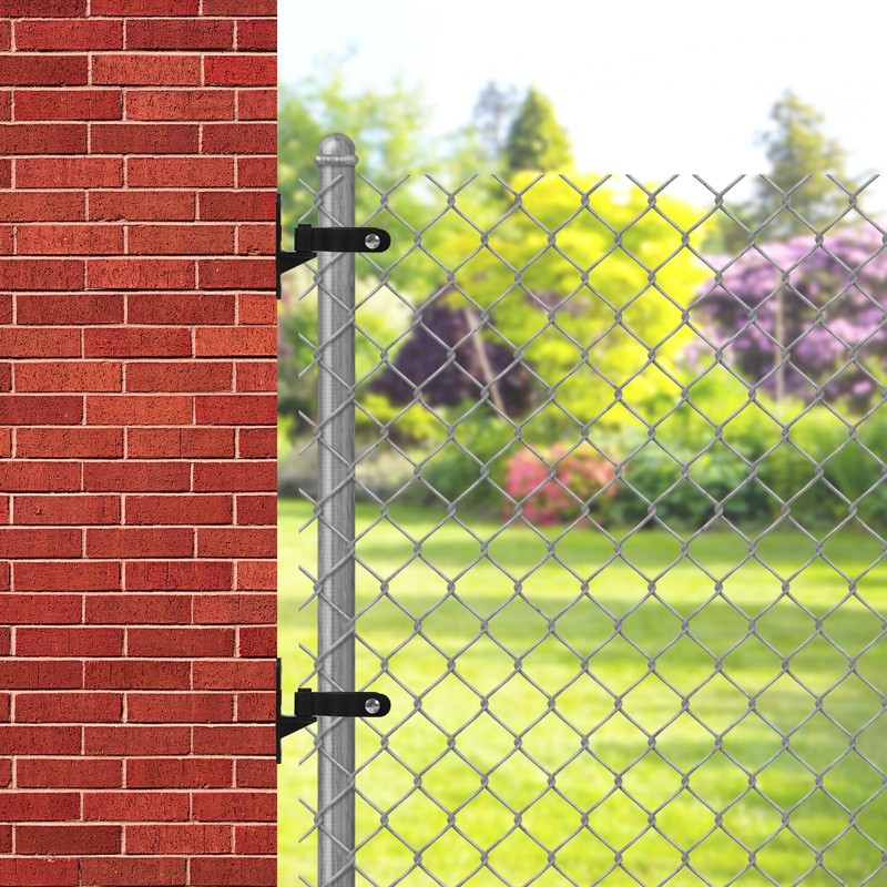 4 Pairs Wall Mount Gate Hinge, 1-5/8'' Heavy Duty Pipe