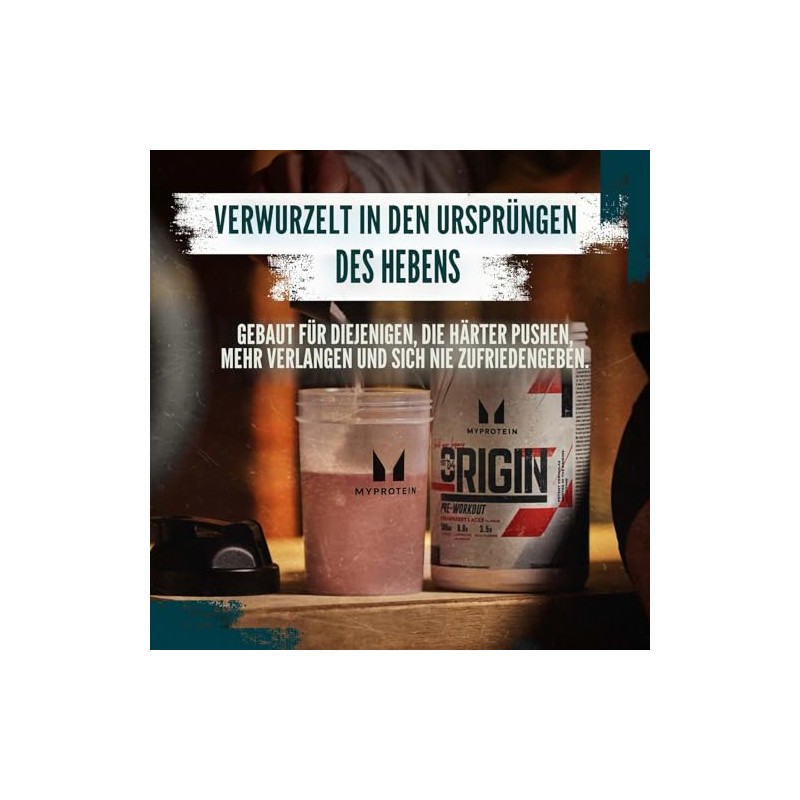 Myprotein Origin Pre-Workout Powder - Strawberry Flavour | 30 Servings