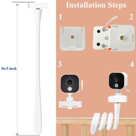 Derebir Baby Monitor Holder Compatible with GHB‎ ‎ABM700 /OBVHNUA 900ES1 /S2 Baby Monitor Camera Holder (18.5 Inch for GHB‎ ‎ABM700)