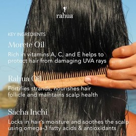 Rahua Desenredante de hidratación + barrera UV, 6.5 onzas líquidas