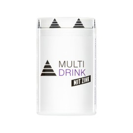 YPSI Multi Drink mit Zink - Multivitamine und Mineralstoffe in Pulverform - Schwarze Johannisbeere-Geschmack - 180g