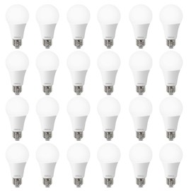 DEGNJU A19 LED Light Bulbs, 100 Watt Light Bulb Eqv, Warm White Light Bulb E26, 13W Bright Standard Appliance Light Bulb, 15000H, Non-Dimmable, White Light Bulbs for Rooms, 24 Pack