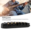 Guitar Roller Saddle Bridge Aluminium Alloy Black Tune Tailpiece Bridge