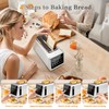 Long Slot Toaster 4 Slice, Touch Screen LED Display, 1.5”