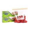 WRAPOK Medium Freezer Bags Ziplock Reusable Sandwich Plastic Food Bags