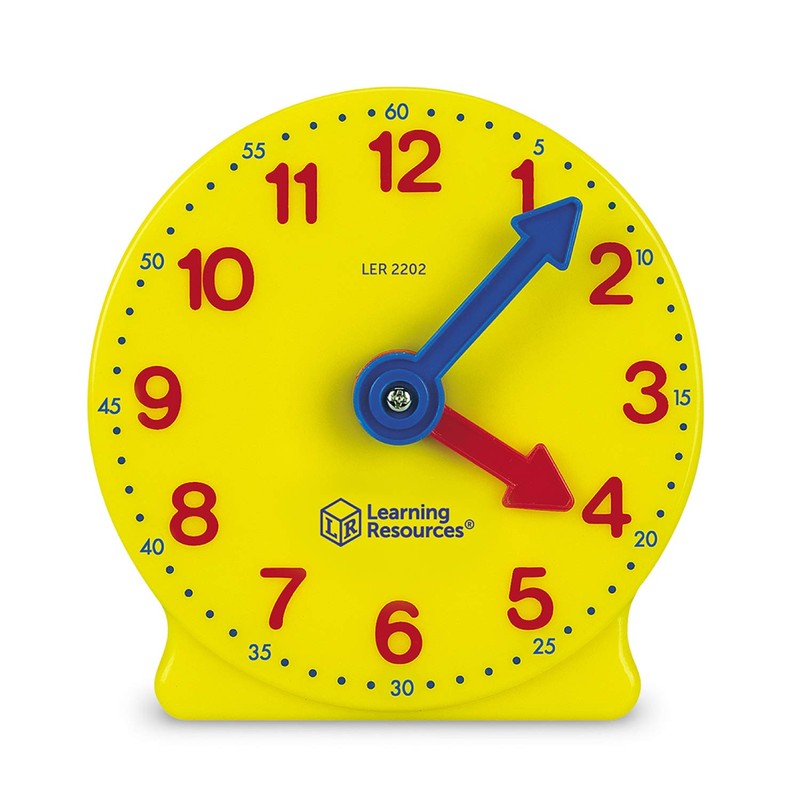 Learning Resources LER2202-1 Math Teaching Material, Learning Clock for Students,