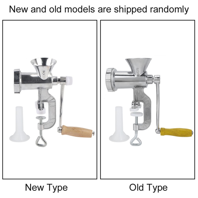 Household Aluminum Alloy Manual Sausage Meat Grinder Pepper Spice Grinding