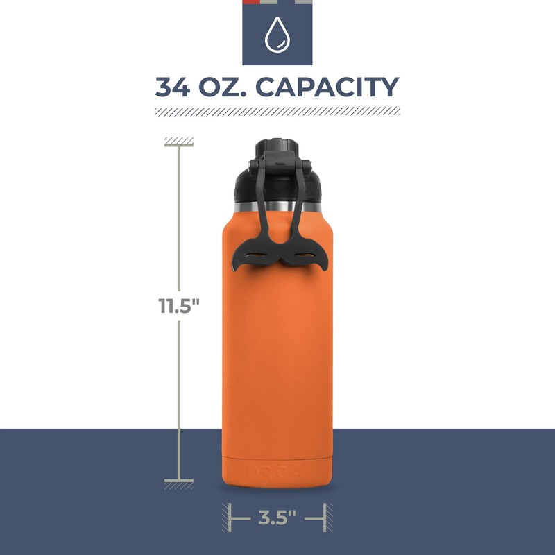ORCA Hydra - Botella de agua aislada de acero inoxidable