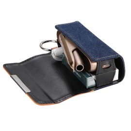 ZUYOOK Case Cover for IQS 3.0 Duo Pouch Bag Compatible for Carry Case Cover Oxford Cloth Protective Case Cover Cigar Storage Wallet Holder with Lanyard for IQS 3.0/IQS 3 Duo (1PACK/Yellow+Cyan)