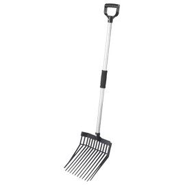 Tough 1 Youth Pro Pick Stall Fork W/2Pc Handle Blac