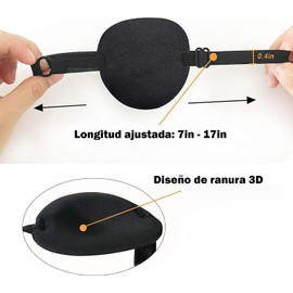 Generic Parches Para Ojos, 2 Piezas Parches Para Ojos Ajustables, Parche Médico Para Ojos, De Ambliopía Para Ojos Izquierdo O Derecho Parches Para Entrenamiento De Ojos Perezosos