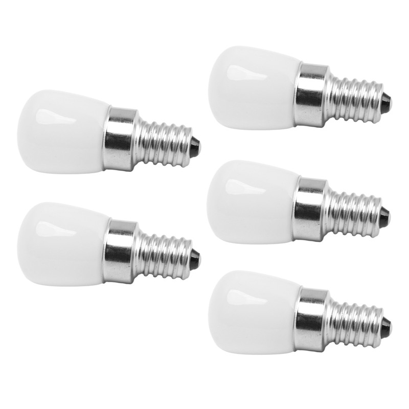 5Pcs LED Refrigerator Light Bulb Fridge Lamp E12 for Freezer