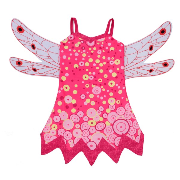 Dressy Daisy Girls' Fairy Fancy Dress Costume Birthday Halloween Christmas Party Outfit with Wings Size 4-5T
