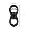 Swing Swivel Hook Stainless Steel 360° Rotatable Wear Resistant Black