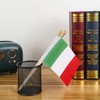 Lebei Small Italy Italian Flag Mini Handheld 4x6 Inch Stick