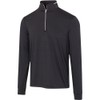 Greg Norman Men's Leaderboard 1/4 Zip Stretch Golf Pullover Black