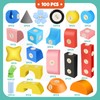 Joyfresh Magnetic Foam Blocks 100pcs, Building Toys for Kids and