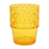 Supreme Housewares Pineapple Shape Plastic Tumblers, Reusable BPA-Free Acrylic Stackable