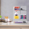 Sorbus Acrylic Storage Containers - 5 Pack, Stackable Storage Bins