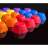 PRECORN Cupcake-Formen Muffinformen 24er-Set: Vielfarbige, Wiederverwendbare Silikon-Muffinförmchen Cupcake Förmchen Muffin-Back-Form