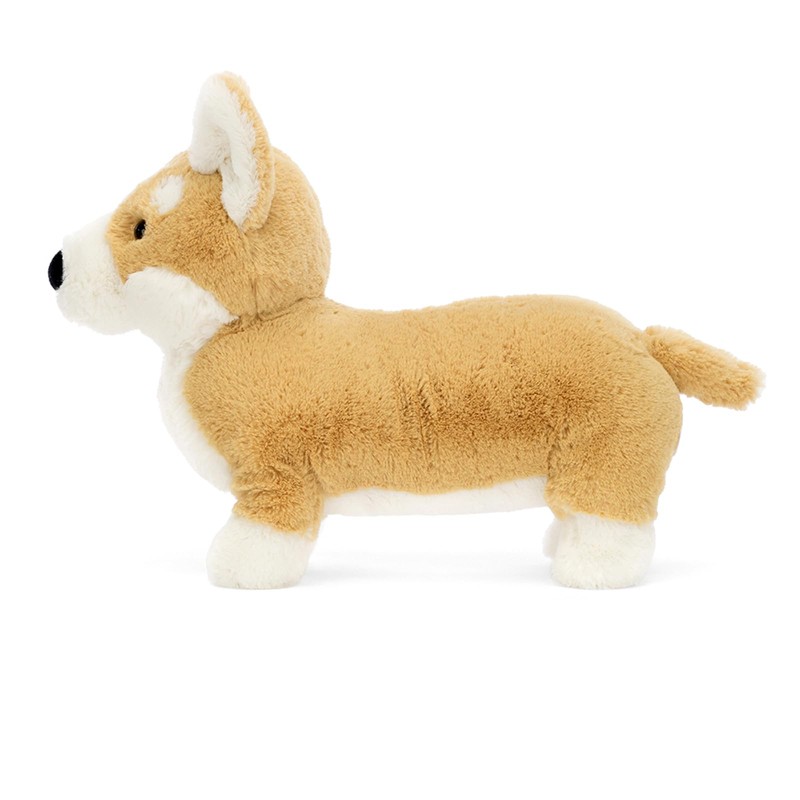Jellycat Betty Corgi Dog Stuffed Animal, Medium 8 inches -