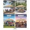 10x10 Pop Up Canopy Tent, Easy Setup Shelter, Khaki