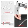 Livelynine White Peel and Stick Floor Tile Waterproof Bathroom Flooring