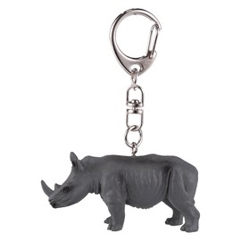 Mojo 387490 Rhino Animal Figure Keychain