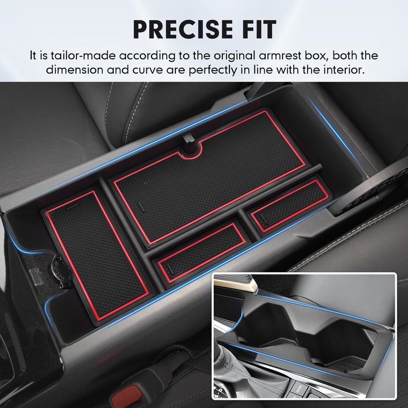 Autorder Center Console Organizer&Cup Holder for 2025-2026 Toyota Camry XV80