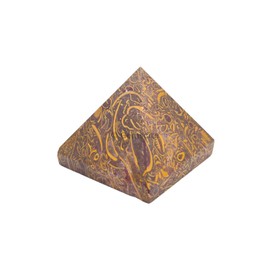 GEMSCITE Mariyam Pyramid Crystal Healing Stones - 2" Great Pyramid Figurine of Natural Stone Pyramid for Meditation, Reiki, Chakra Balancing, Crystal Pyramids Handcrafted