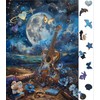 Naturelish Bright Moon Night Jigsaw Puzzles for Adults 1000 Pieces,