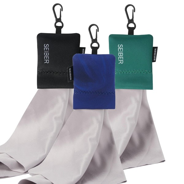 SEIBER Eyeglass Cleaning Microfiber Cloth,7 x 7 inch Glasses Cloth