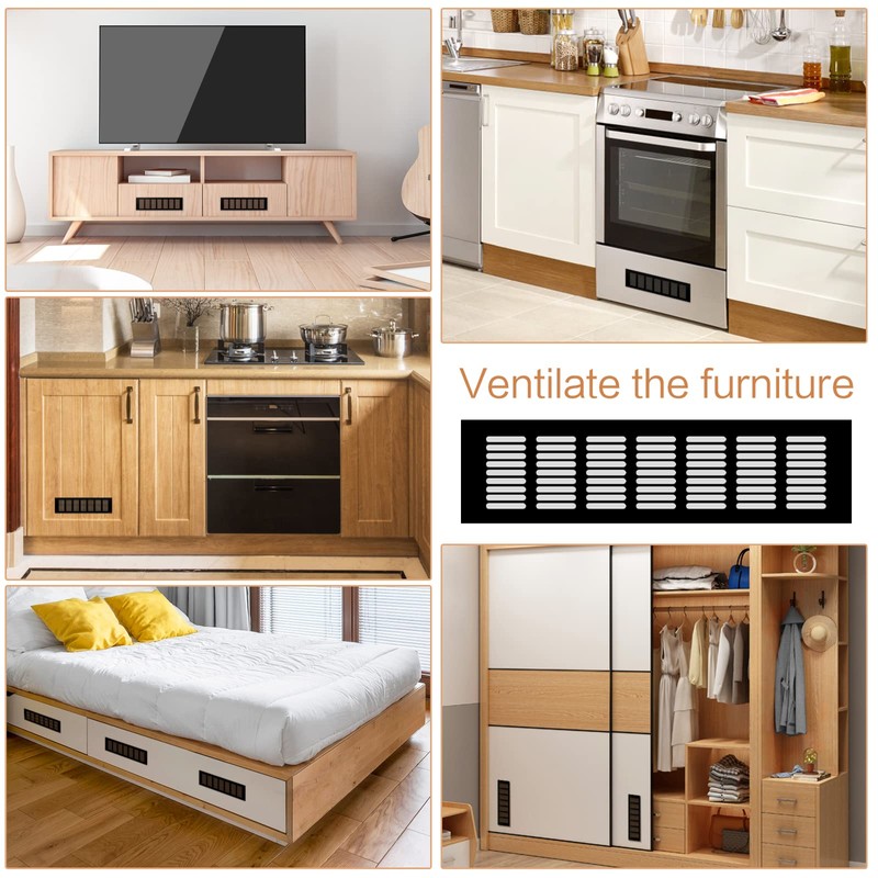 4 x Ventilation Grille Aluminium Ventilation Grille Rectangular Ventilation Grille