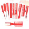 FOMIYES 20pcs Professional Hair Salon Comb Creative Smoothing Styling Combs