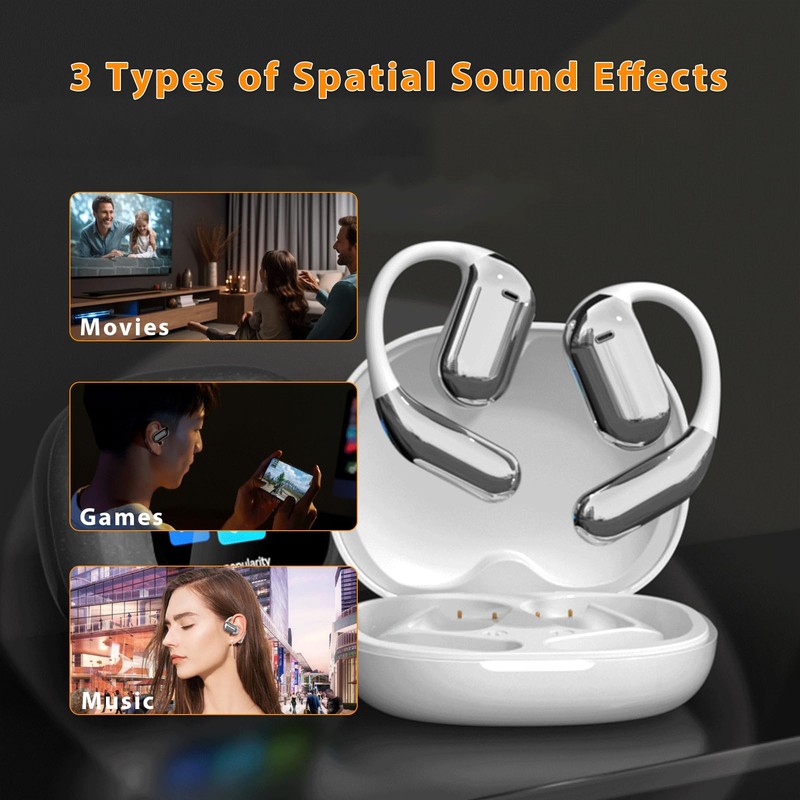 AI Language Translation Earbuds, Bluetooth 5.4 Headphones Translator for 144