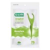 GUM Hilo Dental Con Mango Flosser Gum Angulados Sabor Menta