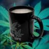 Mad Monkey Farbwechsel-Tasse 'High Life Weed', Kaffeebecher mit Thermoeffekt