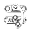 sourcing map Antique Vintage Lock Clasp Right Latch Hook Hasp