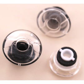 Eartip Kit Replacement for Plantronics Voyager Legend Bluetooth Headset, Small Medium & Large 3 Size Earbuds Ear Gels Tips and Foam for Voyager Legend Earphone [ 3 Pack ] (Clear)