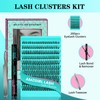 Wispy Clusters Lash Clusters Kit 200PCS 50D Eyelash Extension Kit