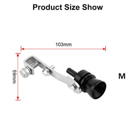 Car Sound Exhaust, Exhaust Pipe Automobile, Car Turbo Whistle, Turbo Sound Simulator Whistle, Turbo Sound Whistle, Car Turbo Sound Simulator Whistle, Blow Off Valve Simulator Whistler, 1 Piece (M)