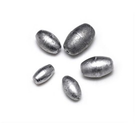 11Pcs Egg Sinkers Fishing Weights Fishing Sinkers Lead Split Shot Fishing Weights Sinkers for Fishing