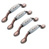 BOZONLI 4 Pack Ceramic Handles, Cupboard Handles, Door Knobs Drawer