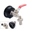 IBC Drain Tank Adapter for Brass Garden Tap with 12.7
