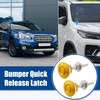 X AUTOHAUX Gold Tone Bumper Lock Latch Hood Pin Lock