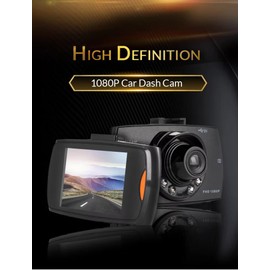 Dash Cam 1080P Full HD For Cars, Includes a 32GB Memory Card, Wide 170 Degree Angle, 2.4Inch Screen, Built in G- Sensor, Night Vision, Loop Recording, Motion Detection, Universal, Easy Set Up