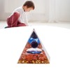 Constellation Pyramid Stone for Positive Energy Reduce Stress Chakra Resin